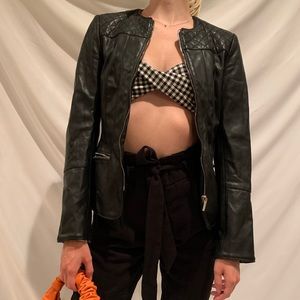 Lightweight leather jacket